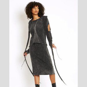 Blackmilk Raider layered acid dress